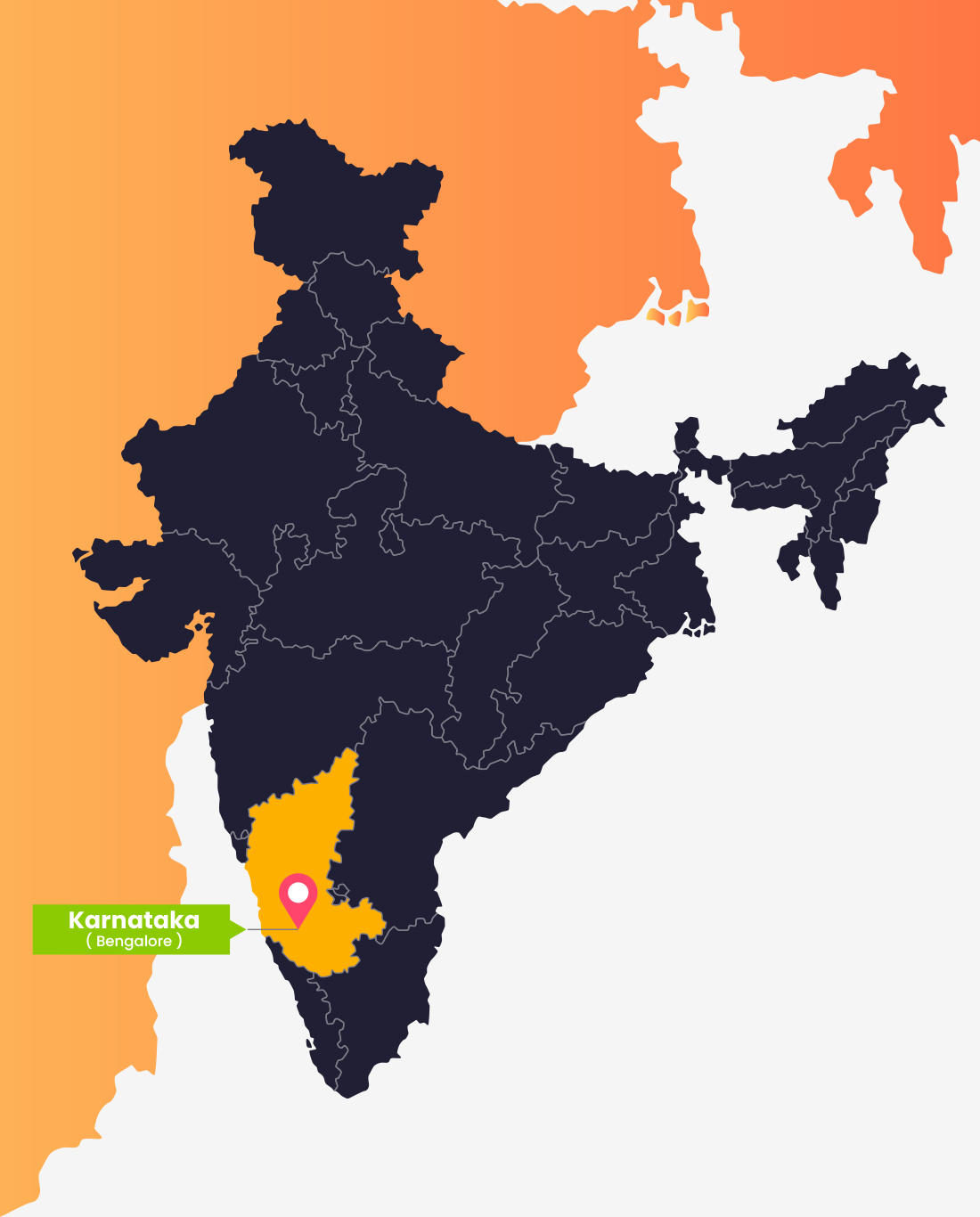 India Location Map